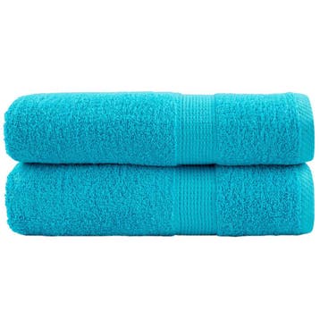 vidaXL Badhanddoeken SOLUND 2 st 600 g/m² 70x140 cm, Verzenden, Nieuw
