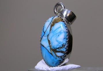 Turquoise Hanger - Hoogte: 33 mm - Breedte: 15 mm- 4.08 g -