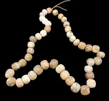 Prehistorisch Been Mammoet-kralenketting (Zonder
