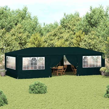 vidaXL Partytent met zijwanden professioneel 90 g/m² 4x9 m, Verzenden, Nieuw