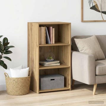 vidaXL Dressoir Artisanaal eiken 50 x 41 x 93 cm Bewerkt, Verzenden