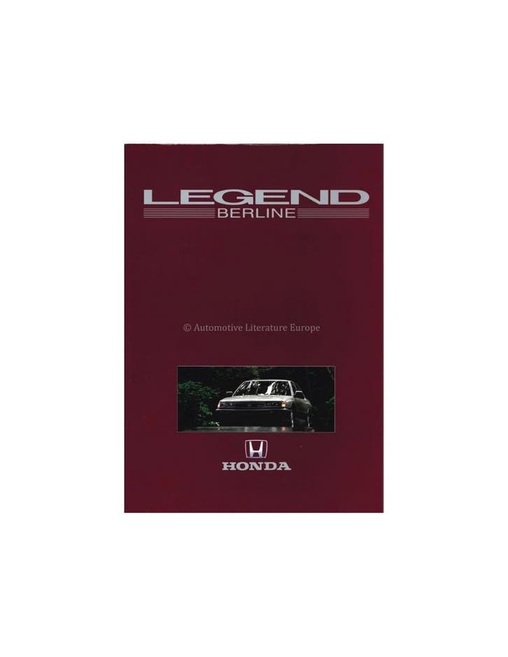 1988 HONDA LEGEND SEDAN BROCHURE FRANS, Livres, Autos | Brochures & Magazines