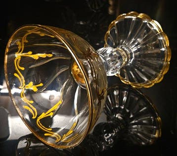 cristalleria italiana - Bokaal - luxury celebratory cup in, Antiek en Kunst