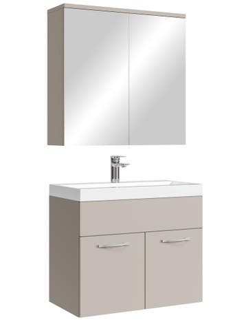 Badkamermeubel Set Montreal 01 60 cm Beige Badmeubel, Maison & Meubles, Verzenden
