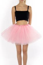 KIMU® Tutu Lichtroze Tule Rokje XS S 140 146 152 158 164 Roz, Ophalen of Verzenden