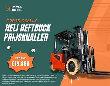 Nieuwe HELI 3.5T Lithium Heftruck – 4.7m – Direct Leverbaar, 3000 tot 4000 kg, Verzenden, HELI, Heftruck