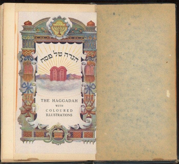 Rare Illustrated Passover Haggadah – Sinai Publishing, Tel, Antiquités & Art, Antiquités | Livres & Manuscrits