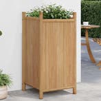 vidaXL Plantenbak 40x40x80 cm bamboe, Verzenden