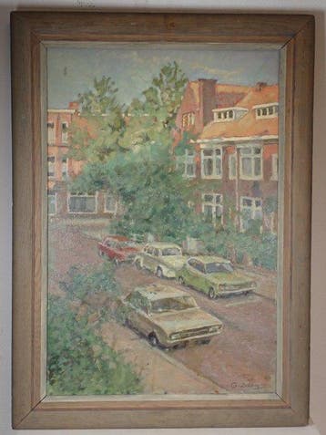 Cees Bolding (1897-1979) - Zomerse namiddag in de stad