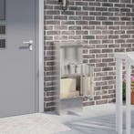 vidaXL Pakket Inwerpkoker Zilver 44,5 x 29 x 110,5 cm, Verzenden