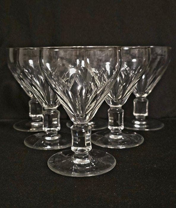 Drinkservies - geslepen kristal - Glazen in Belgisch Art, Antiquités & Art, Antiquités | Meubles | Tables