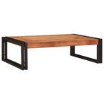 vidaXL Badkamerrek met plank Bruin 80 x 50 x 23 cm Massief, Verzenden, Nieuw