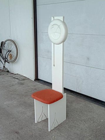 Frans van Praet - Chaise - Hommage à Mackintosh - Bois,, Antiek en Kunst