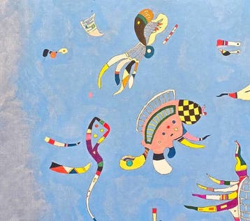 Wassily Kandinsky (1866-1944) (after) - Sky Blue, 1940, Antiek en Kunst