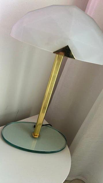 Antonangeli - Tafellamp - Messing, Glas - Vintage