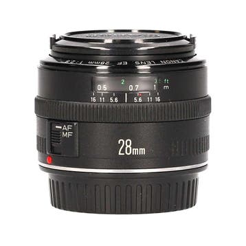 Canon EF 28mm f/2.8 met garantie, Ophalen of Verzenden