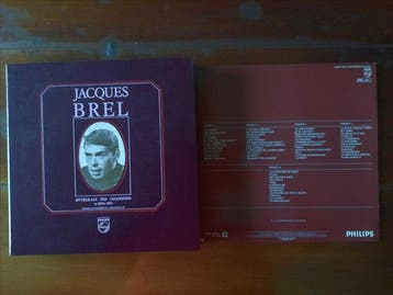 Jacques Brel - 5 x album including 1 x 5 LP box and 1 x