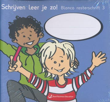 Schrijven leer je zo! Blanco rasterschrift 3 (per stuk), Verzenden