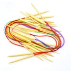 Rondbreinaalden Set 80cm 18 Stuks Breinaalden zonder Knop, Verzenden, Nieuw