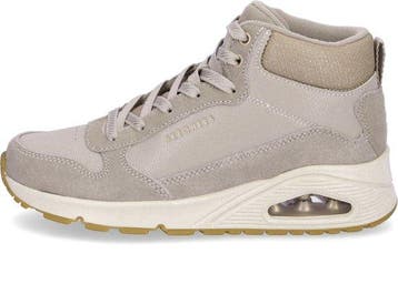 Skechers Uno - Stacre Shine Dames Sneakers - Beige Maat 41, Kleding | Dames, Verzenden, Nieuw