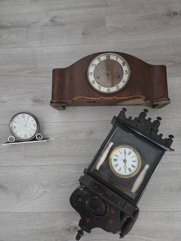 Horloge murale (3) - Bois - 1930-1940 - Vieux horloges
