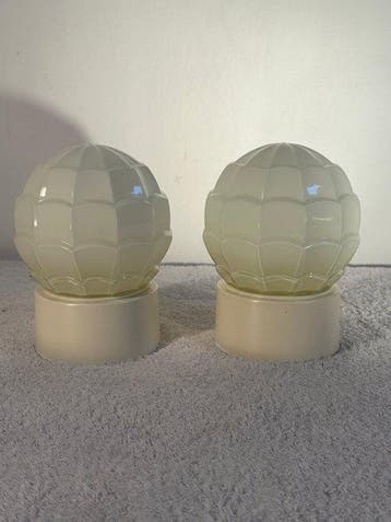 Thabur - Lamp (2) - Creme - Glas, Plastic