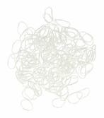 Haarelastiekjes Mini - 1cm - Wit - Set van 150, Nieuw