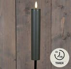 Led fakkel solar olijf annas collection met timer 21x4 cm, Nieuw