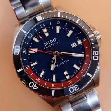 Mido - Ocean Start GMT - M026.629.11.041.00 - Homme - 2020, Handtassen en Accessoires, Horloges | Heren, Nieuw