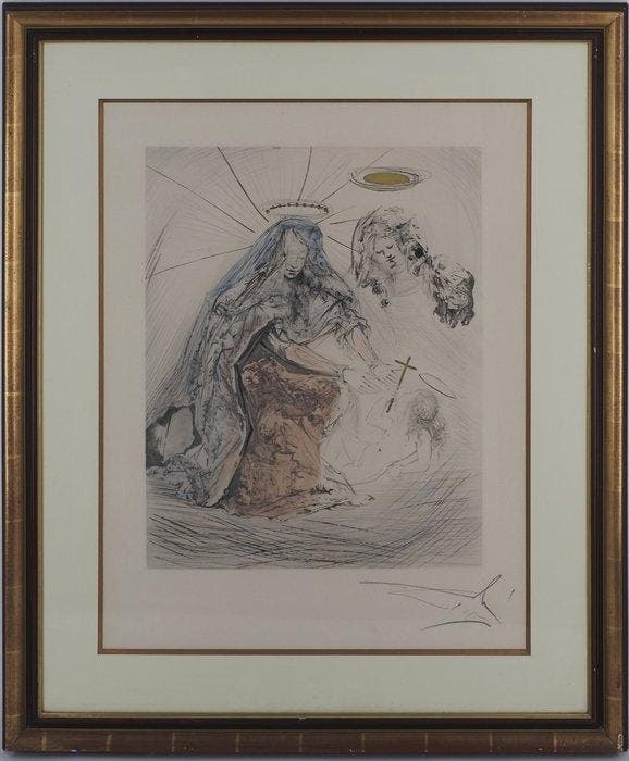Salvador Dali (1904-1989) - Sainte Anne, Antiek en Kunst, Antiek | Overige Antiek