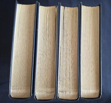 Belgique - 4 cahiers dinsertion Davo, 64 pages, imprimés
