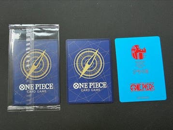 Bandai - 3 Card - One Piece - Monkey D. Luffy Promo card,, Nieuw