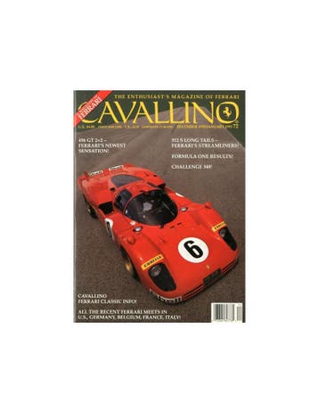 1992/1993 FERRARI CAVALLINO MAGAZINE USA 72, Ophalen of Verzenden