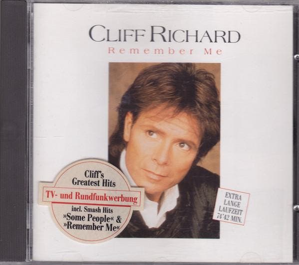 Cliff Richard - Remember Me, CD & DVD, CD | Pop, Envoi