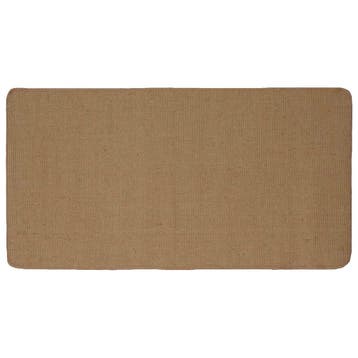 vidaXL Gebied Tapijt Lichtbruin 80 x 150 cm Jute, Verzenden
