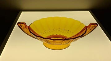 Val Saint Lambert - Schaal - coupe Roméo N° 45 - Amber