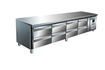 SARO onderbouw koelwerkbank met 8 laden (4x2) UGN 4180 TN, Verzenden, Nieuw in verpakking, Koelen en Vriezen
