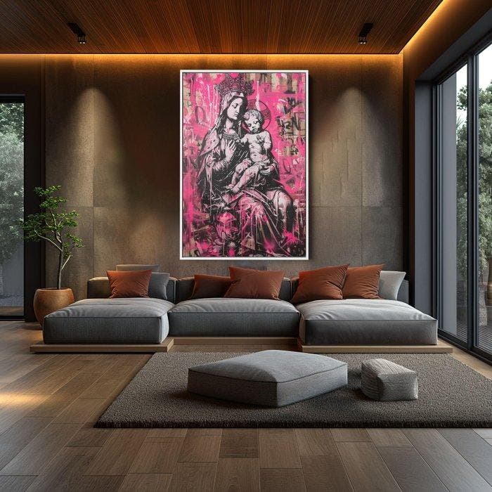 Dine Chanima (XX-XXI) - (XXL) Giant City Blessing On Walls, Antiek en Kunst, Kunst | Designobjecten