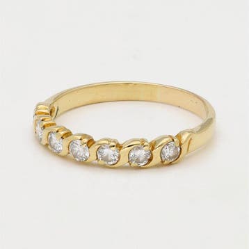 Bague - 18 carats Or jaune Diamant (Naturelle), Bijoux, Sacs & Beauté