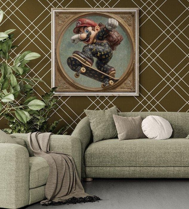 I_KONIQ - Fashion Mario jumps out from painting, Consoles de jeu & Jeux vidéo, Consoles de jeu | Accessoires Autre