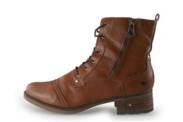 Mustang Biker boots in maat 44 Cognac, Overige kleuren, Verzenden, Boots, Mustang