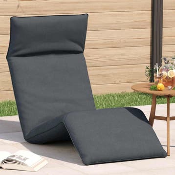 vidaXL Ligstoel inklapbaar 175x54x8,5 cm Oxford stof, Verzenden