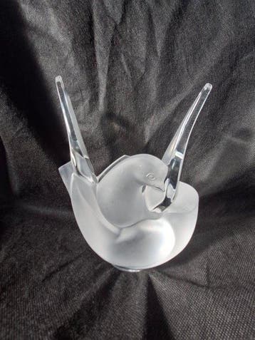 Lalique - Marc Lalique - Vase balustre - Cristal - Sylvie