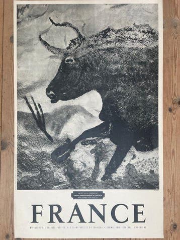 6 propagandaposters voor toerisme in Frankrijk na de oorlog:, Antiquités & Art