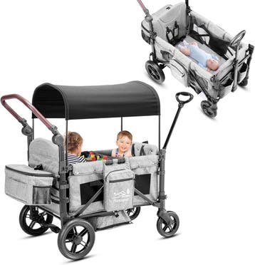 Rovique Bolderkar 2 kids | Retour deal | 35% korting, Verzenden, Opvouwbaar, Zo goed als nieuw
