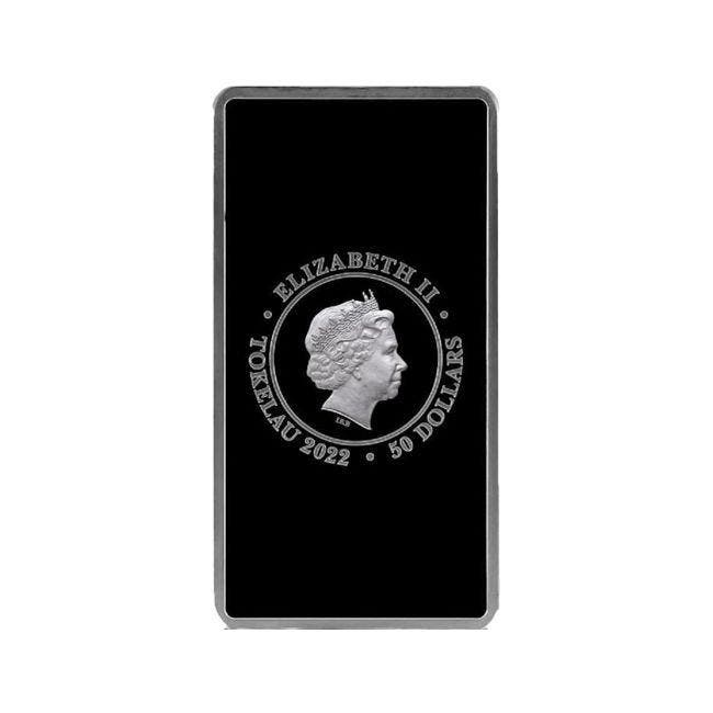 1 kilogram - Zilver .999 - 2022 1 Kilo $50 Tokelau Goddess, Postzegels en Munten, Edelmetalen en Baren