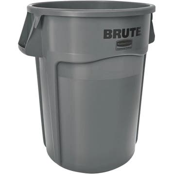 Afvalbak | BRUTE | Kunststof | Grijs | 166.5L | Open |, Verzenden