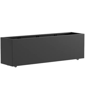 Aluminium plantenbak 200x50x60cm - Met wielen, 100 cm of meer, Nieuw, Metaal, 60 cm of meer