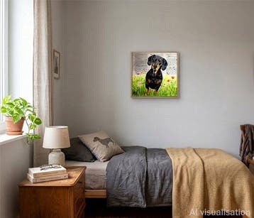 Bazévian DelaCapucinière - Portrait Into the wild Dachshund