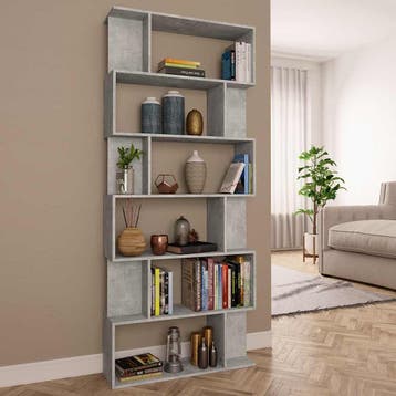 vidaXL Boekenkast / kamerscherm 80x24x192 cm bewerkt hout, Huis en Inrichting, Verzenden, Nieuw